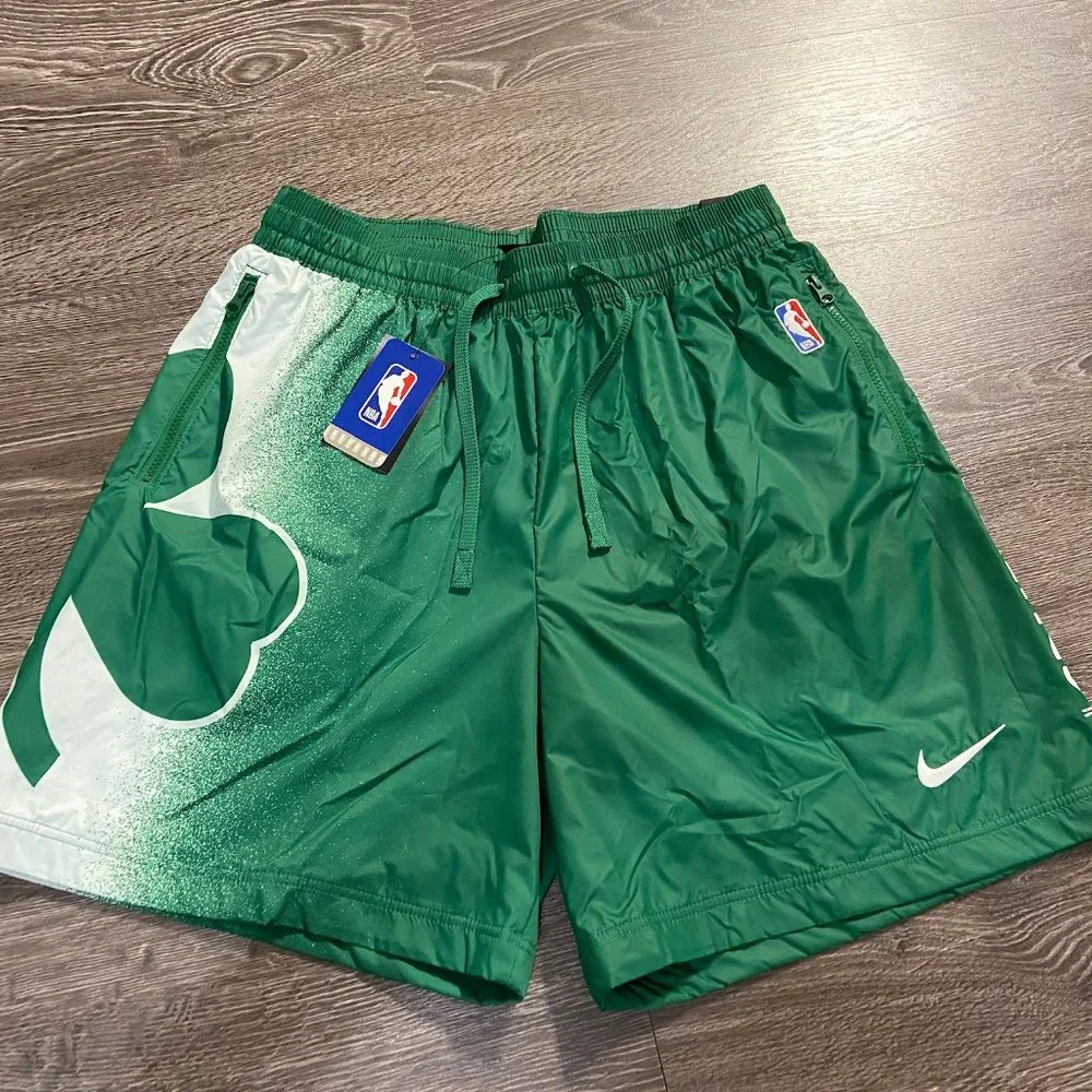 Nike NBA Boston Celtics Basketball Courtside Shorts CN1556-312 Mens L Loose Fit